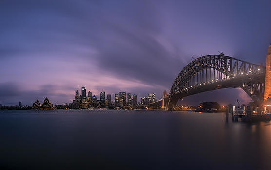 澳洲悉尼城市夜景图片素材免费下载