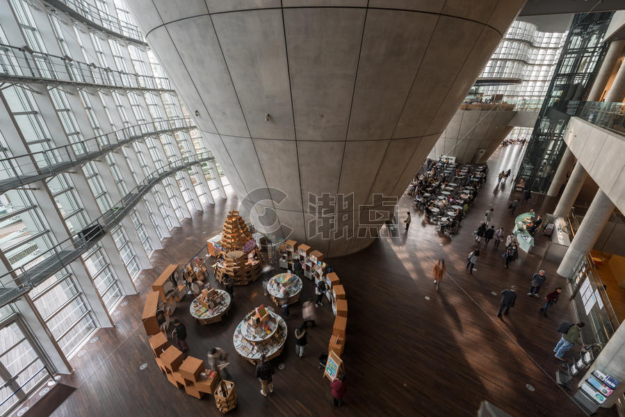 日本东京国立新美术馆内景图片素材免费下载