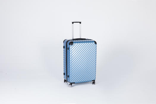 蓝色行李箱拉杆箱图片素材免费下载