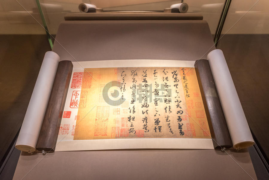 南京六朝博物馆王羲之书法图片素材免费下载