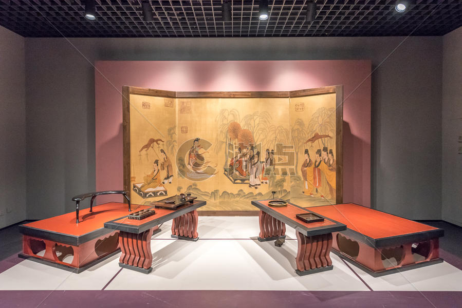 南京六朝博物馆古代布置图片素材免费下载