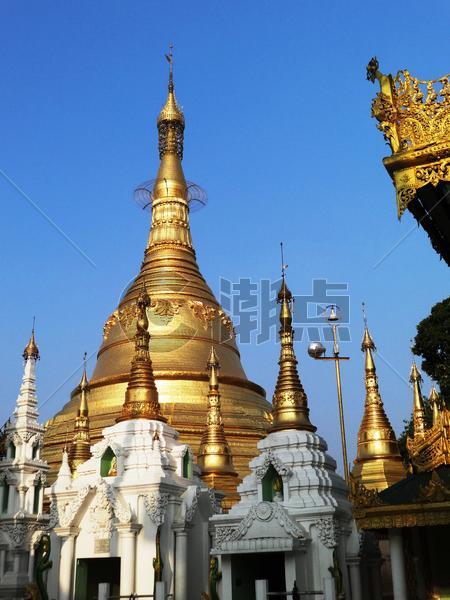 缅甸风情佛塔图片素材免费下载