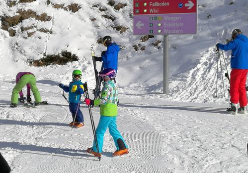 瑞士阿尔卑斯山少女峰滑雪图片素材免费下载