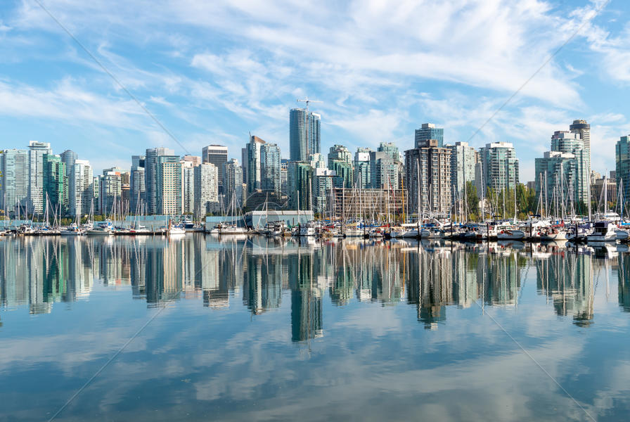 加拿大温哥华城市风光图片素材免费下载