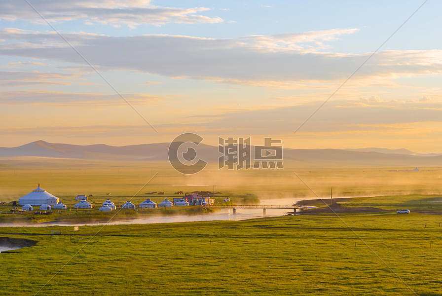 京北第一草原风景图片素材免费下载