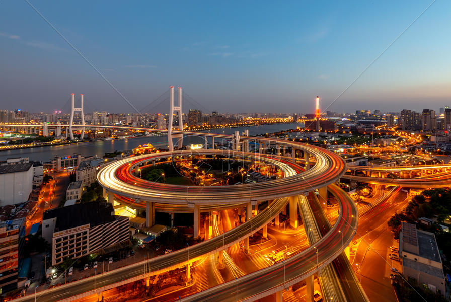 上海城市立交桥图片素材免费下载