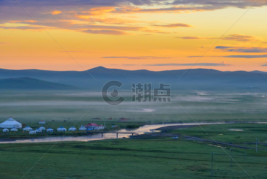 京北第一草原风景图片素材免费下载