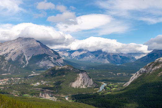 加拿大贾斯珀国家公园风光图片素材免费下载