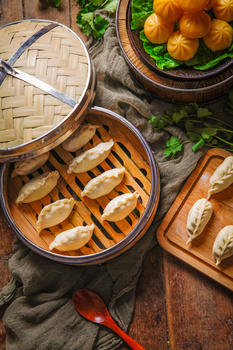 美味蒸饺图片素材免费下载