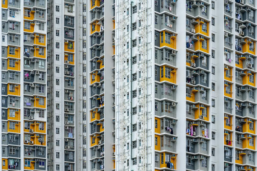 香港特色居民楼图片素材免费下载