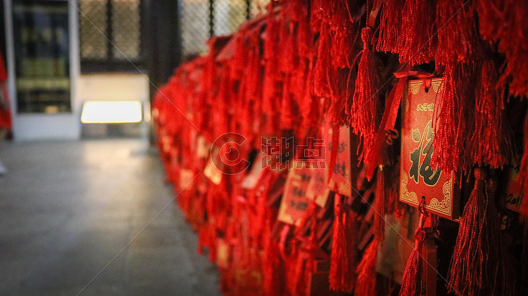 南京夫子庙祈福中国结图片素材免费下载