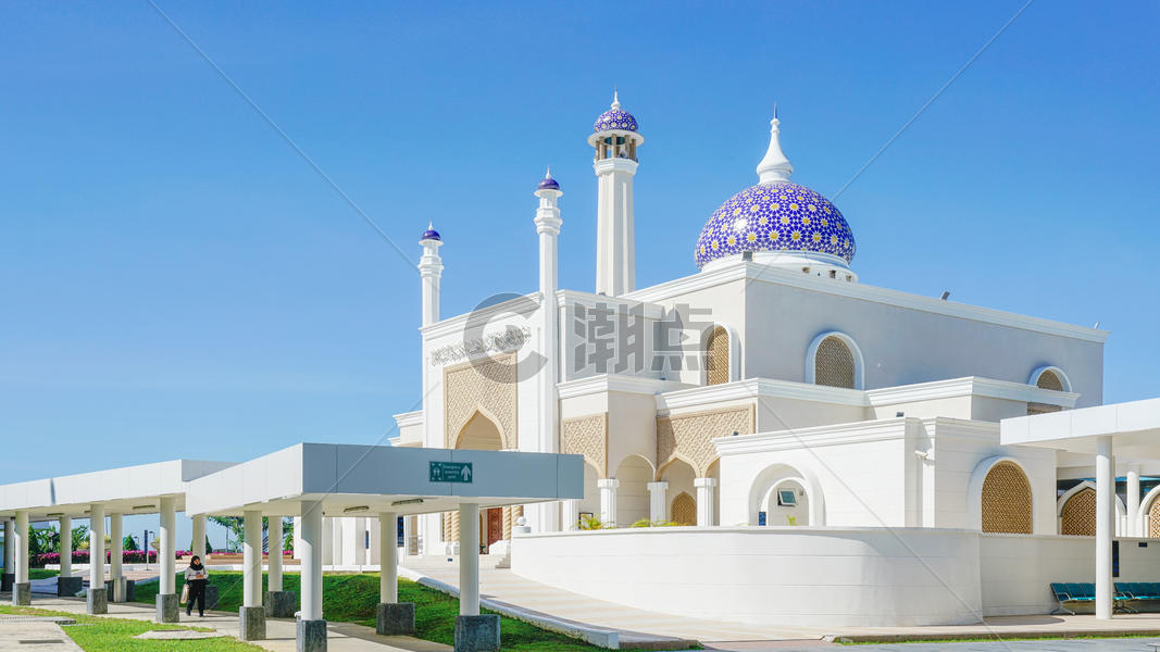 文莱斯里巴加湾清真寺图片素材免费下载