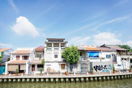 世界文化遗产马六甲海峡历史建筑图片素材免费下载
