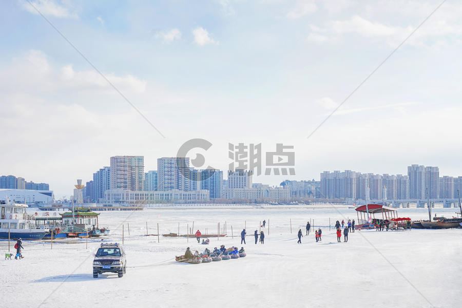 黑龙江冬季冰上娱乐项目图片素材免费下载
