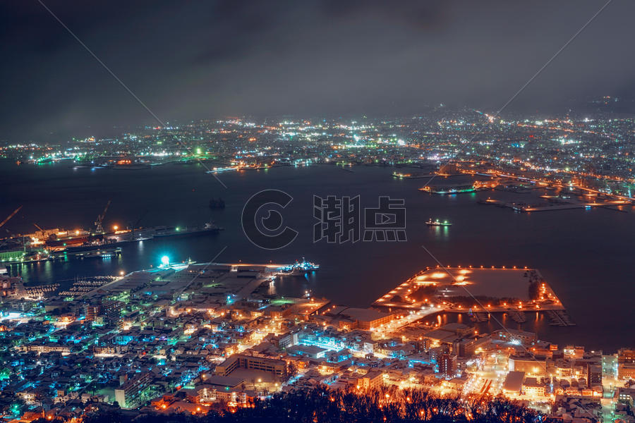 世界三大夜景函馆夜景图片素材免费下载