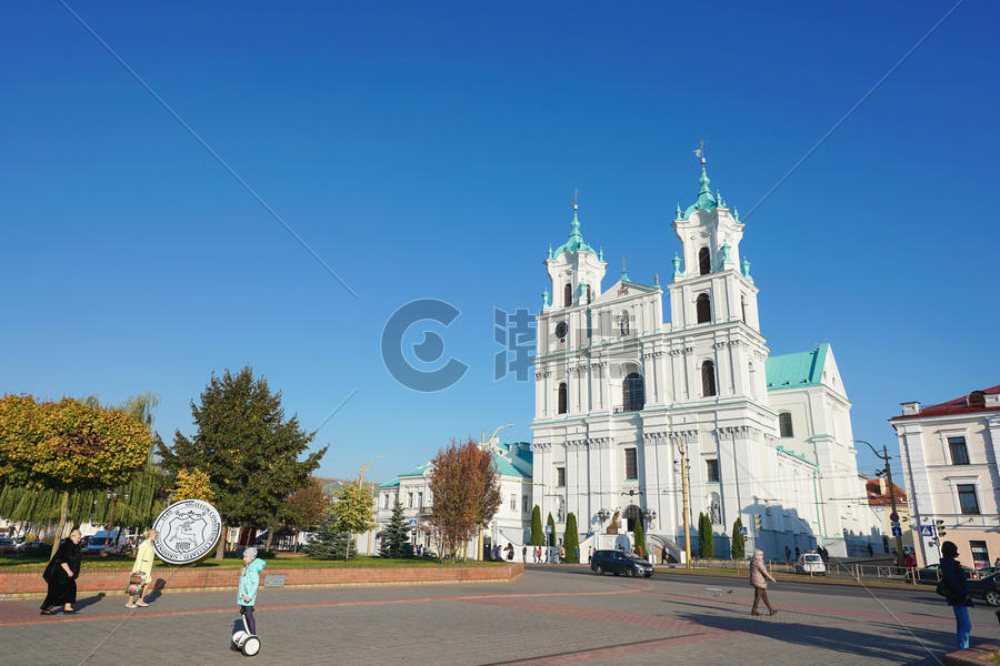 白俄罗斯教堂图片素材免费下载