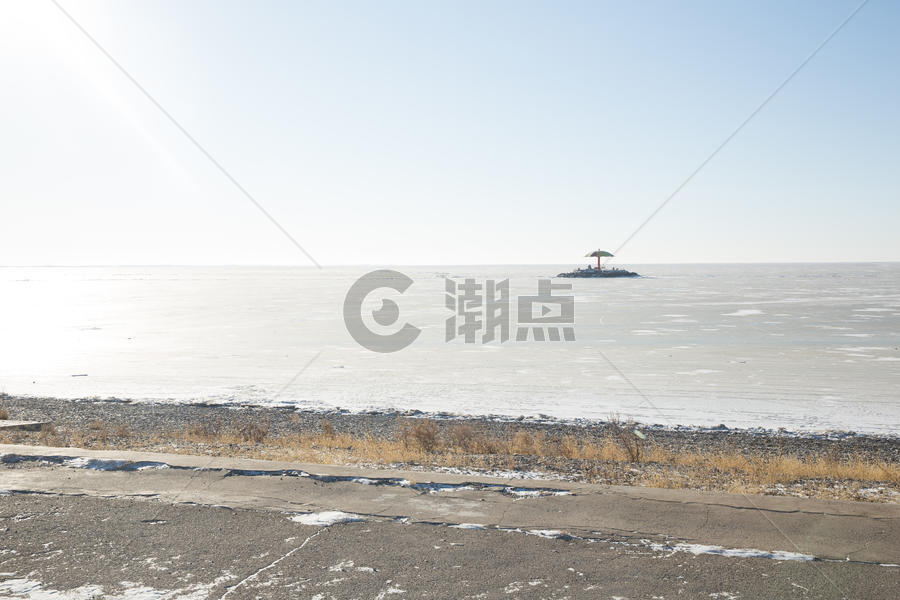 （选出5星）冬季内蒙古呼伦贝尔呼伦湖风光图片素材免费下载