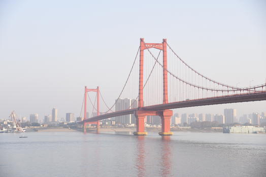 湖北武汉鹦鹉洲大桥图片素材免费下载
