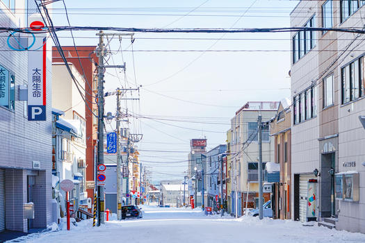 日本北海道小樽街景图片素材免费下载