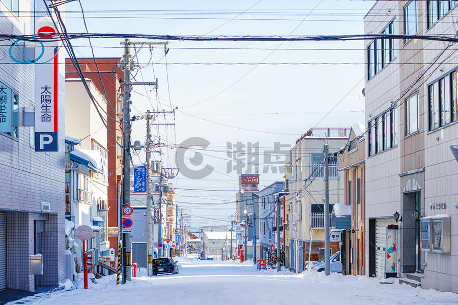 日本北海道小樽街景图片素材免费下载