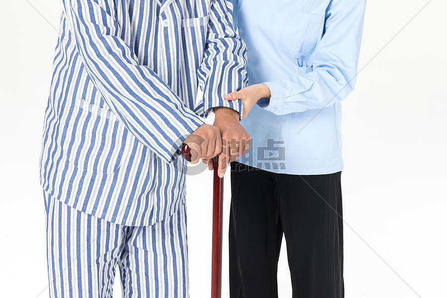 女护理搀扶老人特写摄影图6720*4480图片素材免费下载-编号932659-潮点视频
