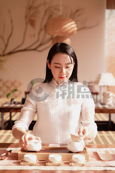 女性茶艺图片素材免费下载