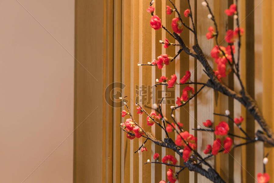 中餐厅新春装饰图片素材免费下载