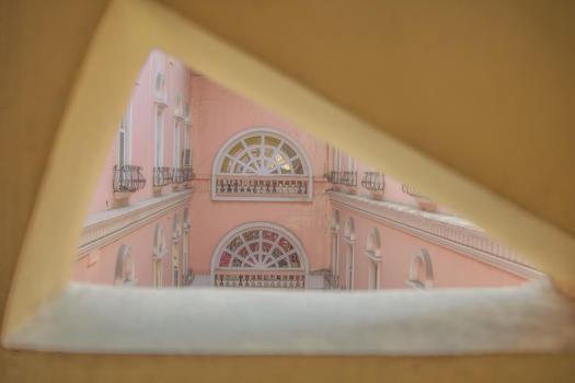 福州中州岛粉色宫殿图片素材免费下载