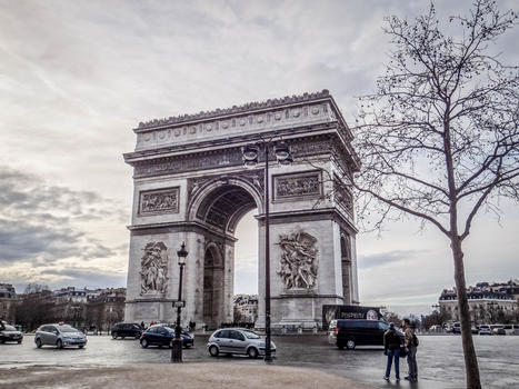 法国凯旋门图片素材免费下载