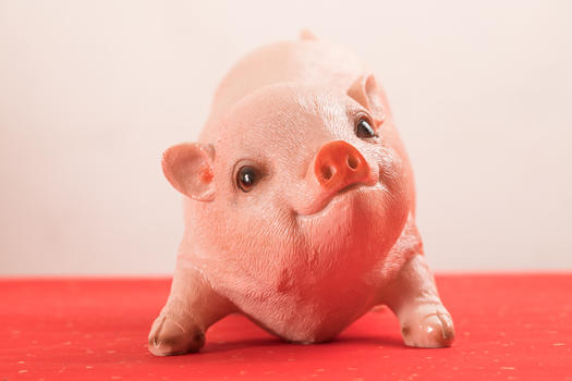 猪年生肖摆件图片素材免费下载