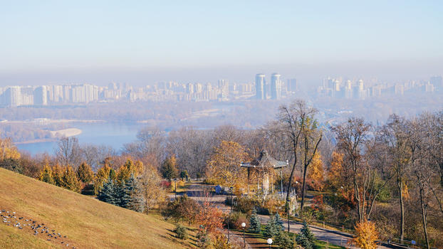 乌克兰基辅城市秋景图片素材免费下载