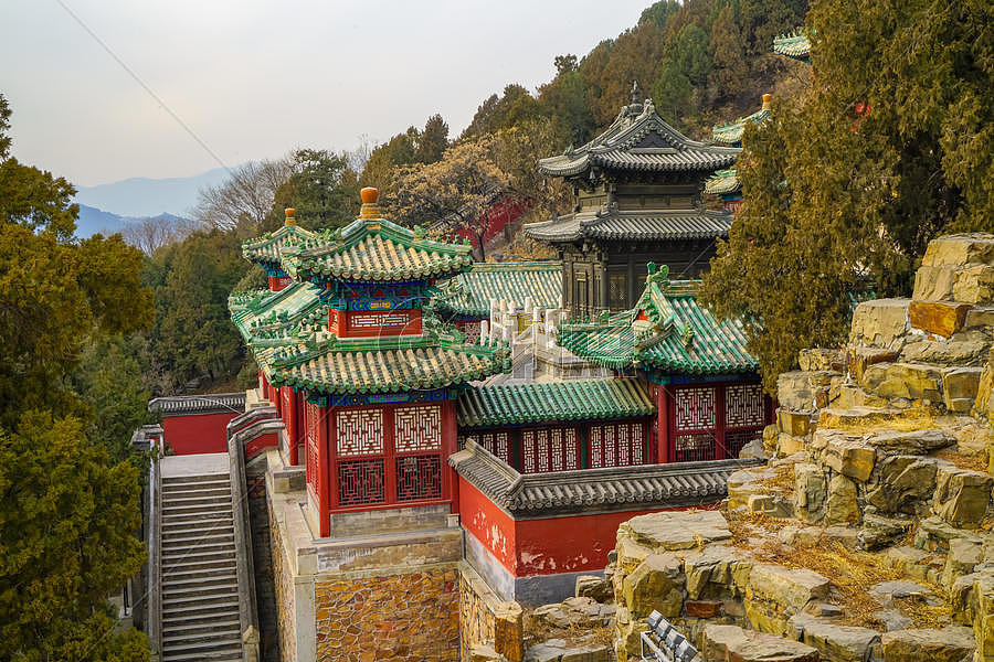 北京颐和园景点风光图片素材免费下载