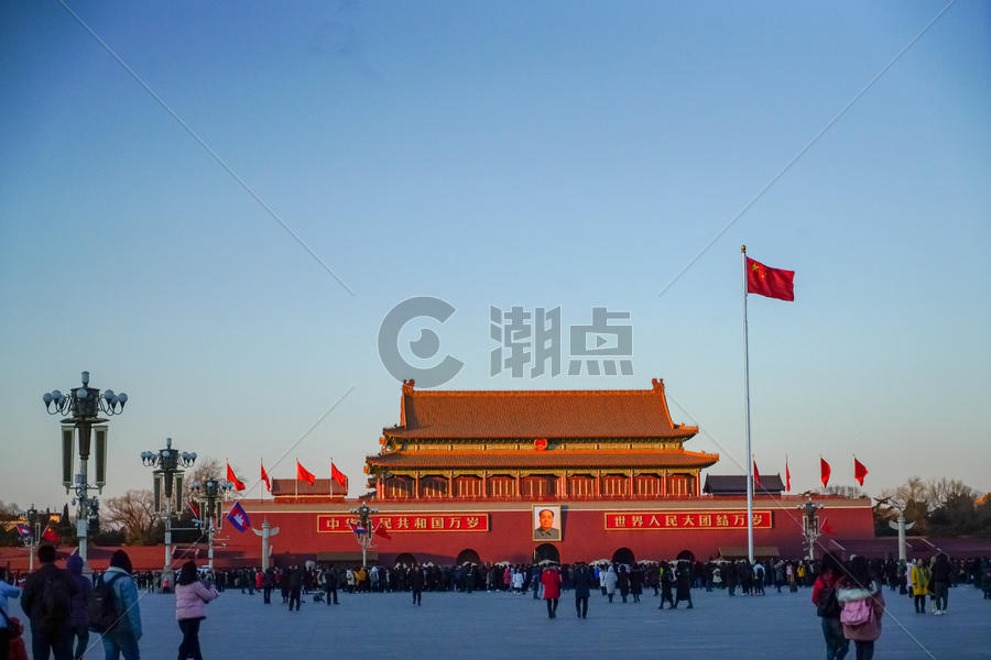 北京天安门广场风光图片素材免费下载