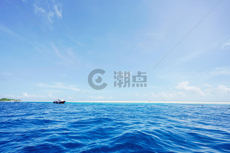 马来西亚仙本那海岛渔船图片素材免费下载