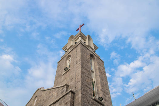福州花巷教堂外景图片素材免费下载