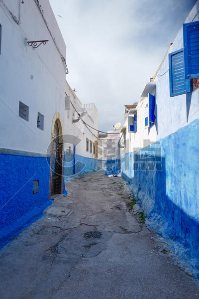 摩洛哥欧代亚街道图片素材免费下载