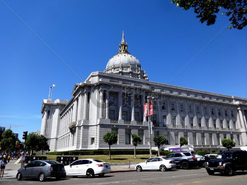 美国旧金山市政厅CITYHALL图片素材免费下载