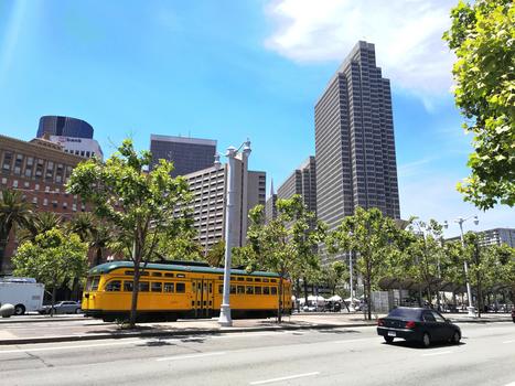 美国西部行旧金山市路景图片素材免费下载