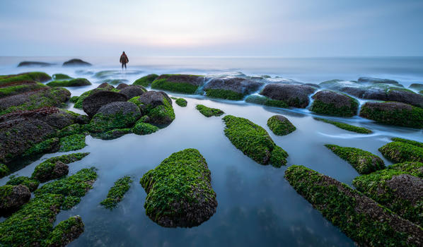 海岛礁石海岸风光图片素材免费下载