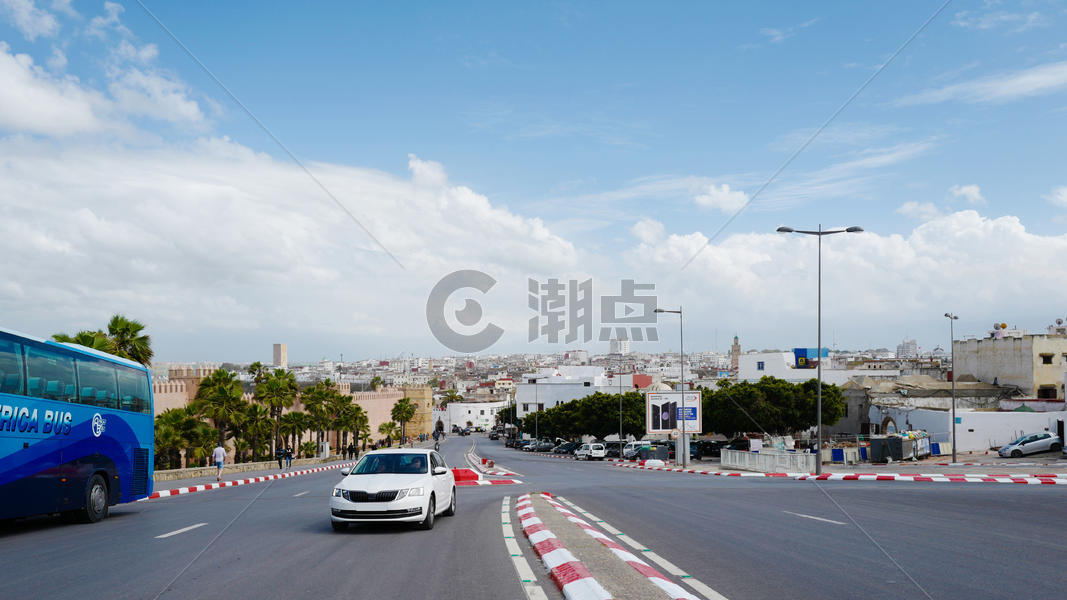 摩洛哥首都拉巴特街景图片素材免费下载