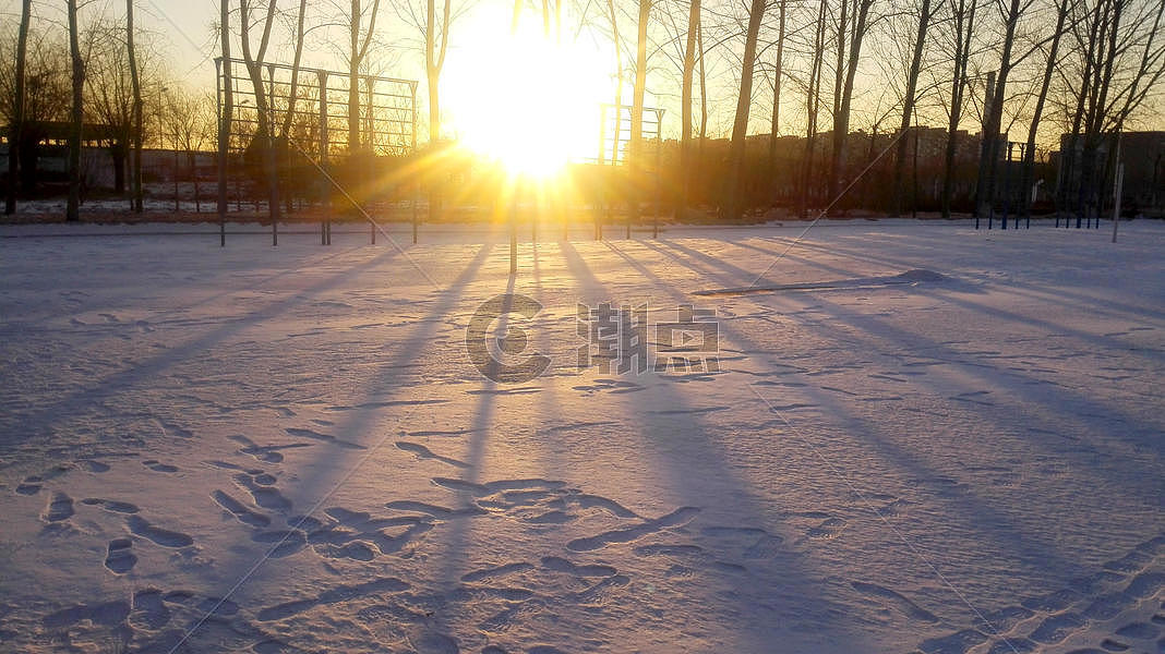 冬日暖阳图片素材免费下载