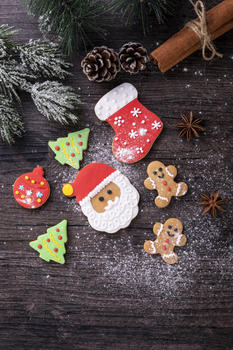 圣诞节小饼干图片素材免费下载