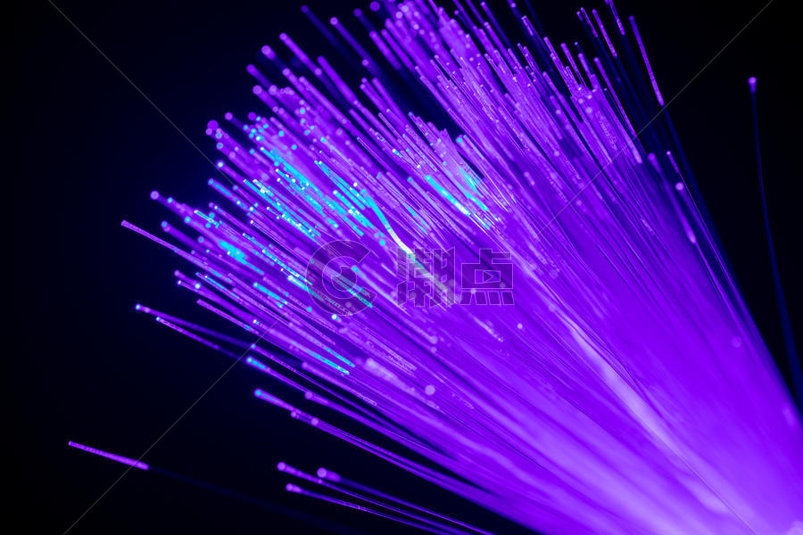 紫色光纤图片素材免费下载
