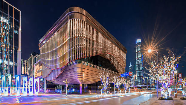 上海现代建筑夜景图片素材免费下载