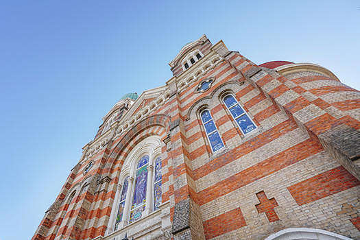天津西开教堂外景图片素材免费下载