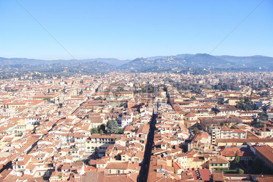 俯瞰意大利佛罗伦萨图片素材免费下载