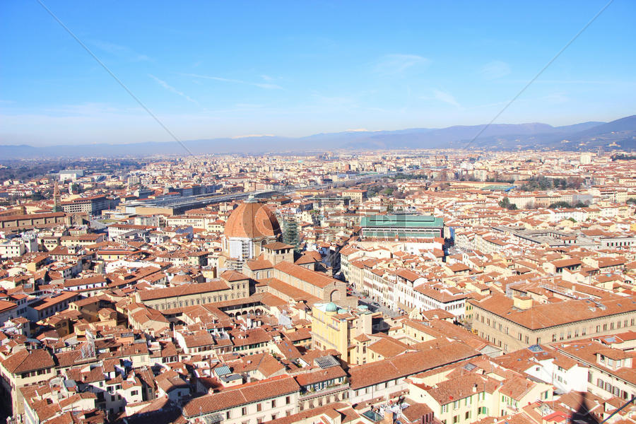 俯瞰意大利佛罗伦萨图片素材免费下载
