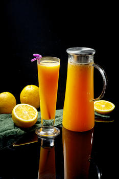鲜榨橙汁图片素材免费下载
