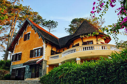 大叻安娜曼德拉法式别墅图片素材免费下载