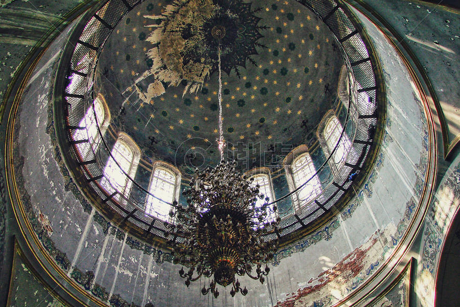 哈尔滨圣索菲亚大教堂穹顶图片素材免费下载